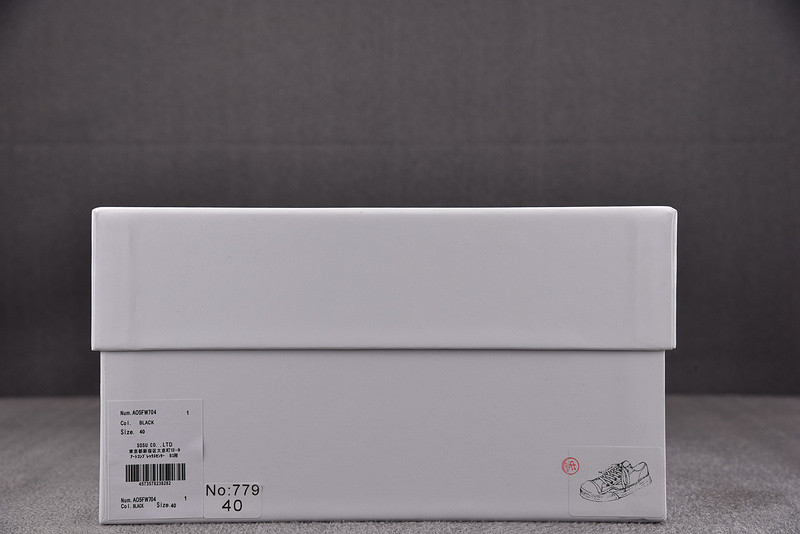 MAISON MIHARA SNEAKERS(Maison Hank OG Sole Black White)