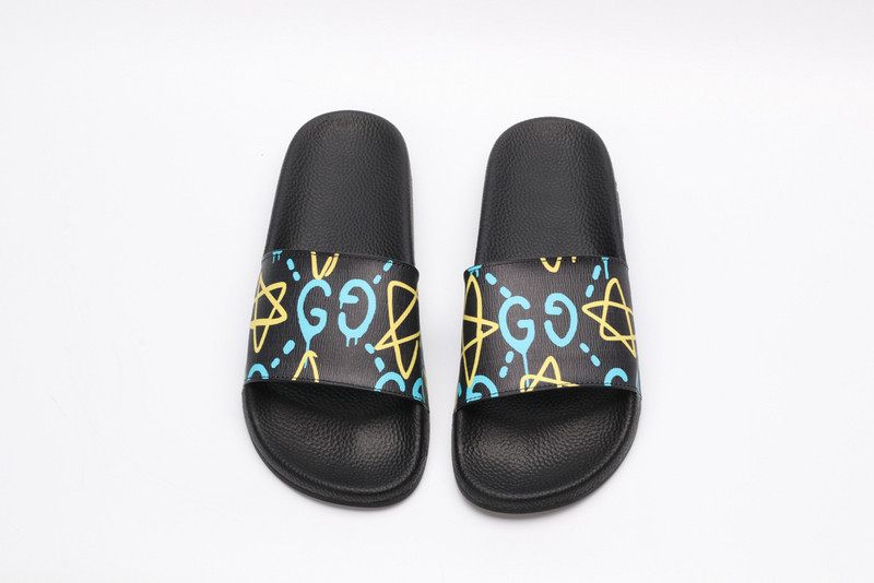 GUC LEATHER SLIDE