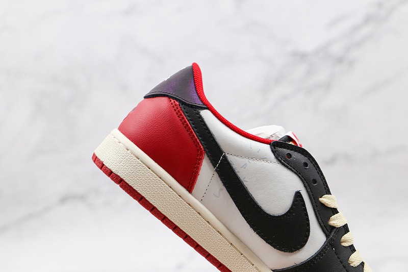 Fragment x Travis Scott x Air Jordan 1 TS White Black University Red CQ4278-088