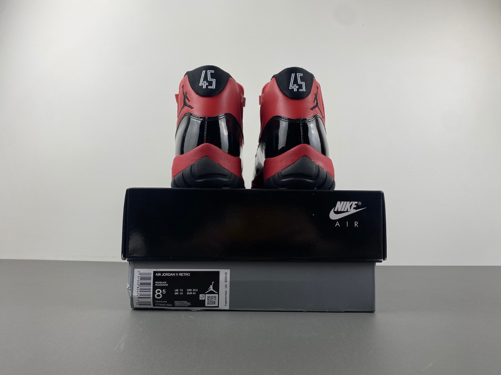 Air Jordan 11 Retro “Red Black” CT8012-600