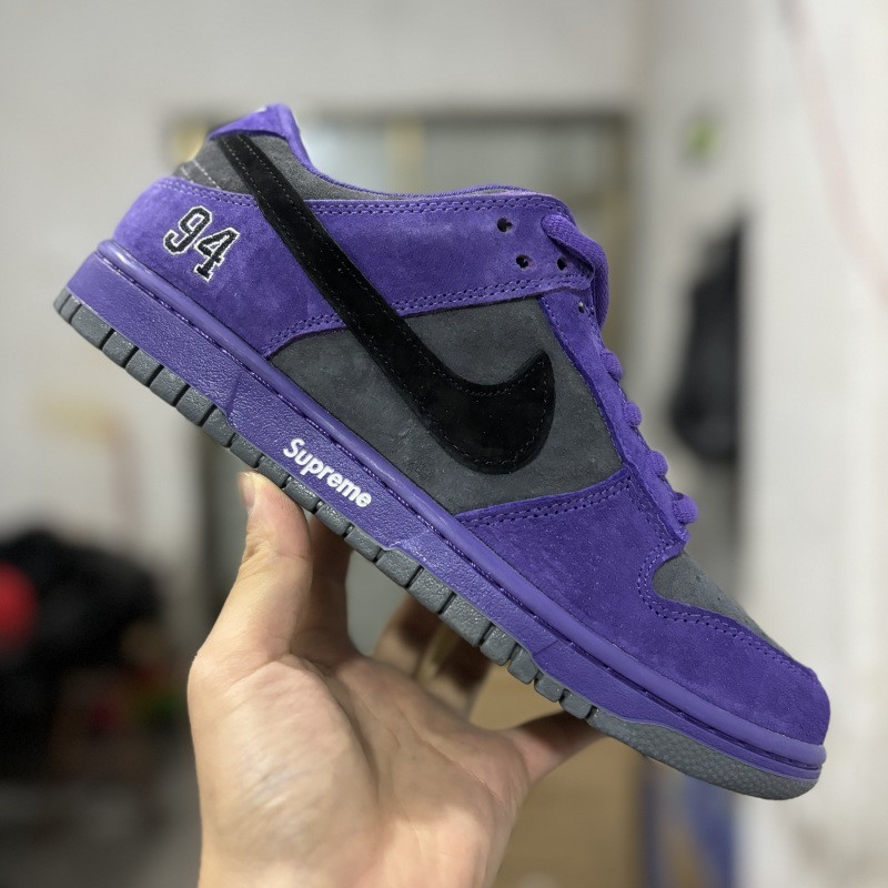 Suprem* x Nike SB Dunk Low OG QS "Ink" HQ8487-500