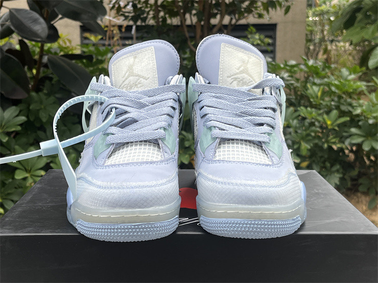 JORDAN 4 RETRO X OW BABY BLUE