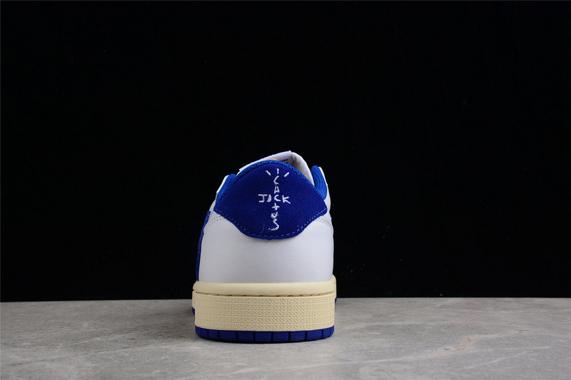 TRAVIS SCOTT X AIR JORDAN 1 LOW SAIL/WHITE/ROYAL BLUE DM9868-218