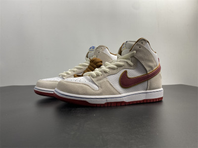 NIKE SB DUNK HIGH SAIL BRIGHT CRIMSON CV9499-100